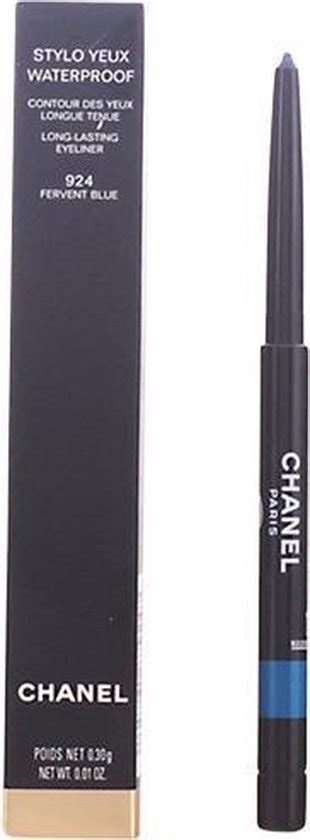 chanel stylo yeux waterproof 924 fervent blue|Chanel eyeliner reviews.